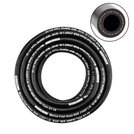 5/16" Marine Fuel Line Hose Rubber Type A1-15 SAE J1527 for Marine Boat Ship Equipment (5/16", 25Ft, Type A1-15)