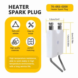 JRSHOME 2-Pack 70-052-0200 Spark Plugs for Master MH-125T-KFA, MH-175T-KFA, MH215T-KFA