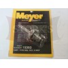 Meyer 15393 New Genuine Meyer A Valve Lower Plow Pump