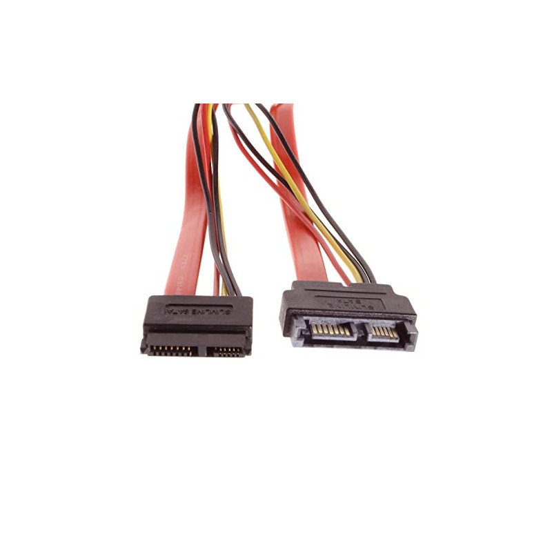 SATACables 10 inch Slimline 'Mini' SATA Device Extension Male to