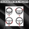 Universal Car Steering Wheel Cover Stitched Microfiber Leather