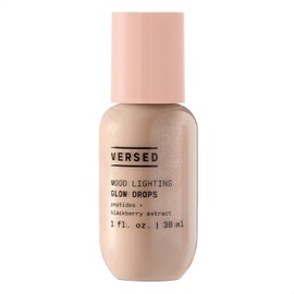 Versed Versed Mood Lighting Luminizing Glow Drops, Sheer Golden - Liquid Highlight & Bronzing Drops with Illuminating Light-Reflecting Pigments - Antioxidants & Hydrating Hyaluronic Acid - Vegan (1 fl oz)