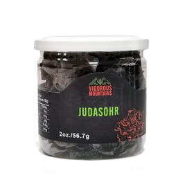 VIGOROUS MOUNTAINS Judas Ear Mu-err Mushrooms Dried for Soup Insert or Rice or Pasta Dish (2 oz)
