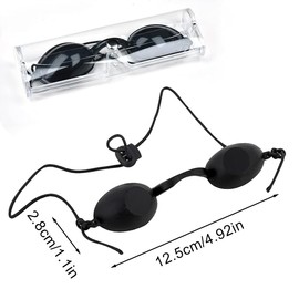 SICAILU Ipl Safety Goggles, Tanning Eyewear, Eyepatch, Beauty Instrument Eye Protection Goggles,Eye Shields for Patients in Ipl, UV. (1)