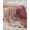 Blissful Diary Muslin Crib Sheets for Girl Boy, Boho Neutral