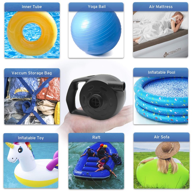 Etekcity Electric Air Pump High Power Quick-Fill Air Mattress Pump