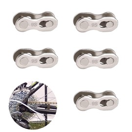 5 Pairs of Bicycle Chain, Bicycle Chain Lock, Bicycle Chain Lock, Chain Link, Bicycle Chain Link for 6-7-8, 9, 10 Speed Chain