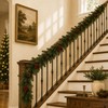 9 FT Artificial Christmas Garland with Berry and Pinecone Accents