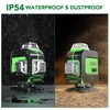 FELLAT Laser Level, 4x360° Self Leveling Green Cross Line Laser