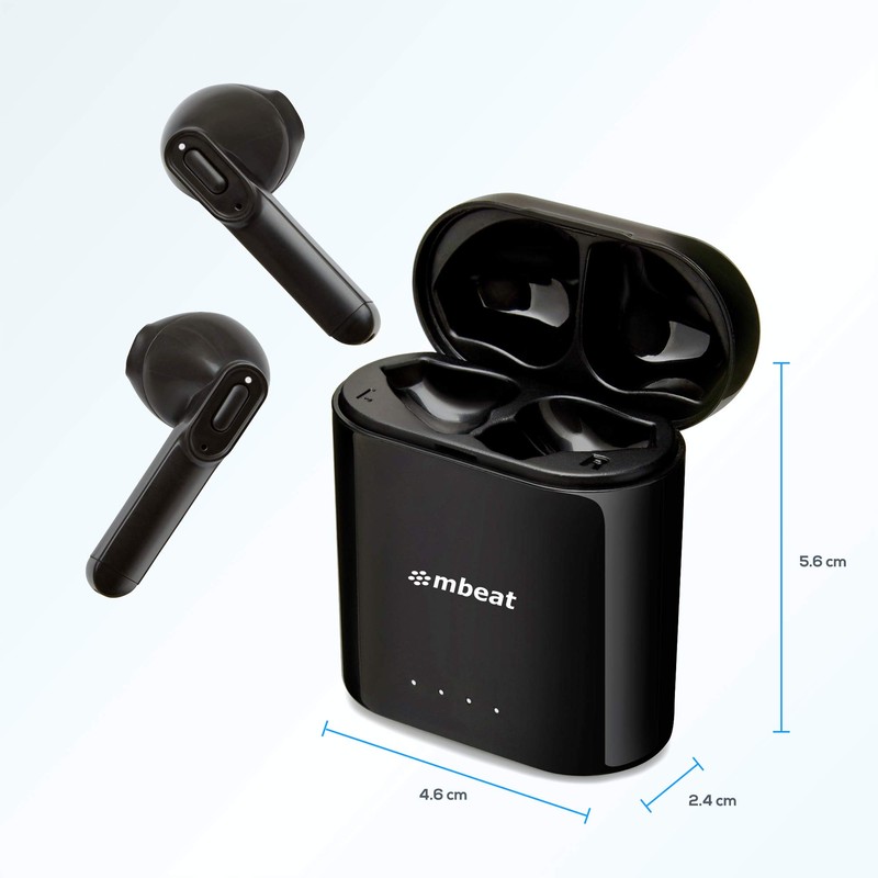 mbeat E1 True Wireless Bluetooth Earbuds in-Ear Stereo Bluetooth Headphones