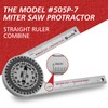 Miter Saw Protractor, Professional Miter Angle Finder for Woodworking Replaces