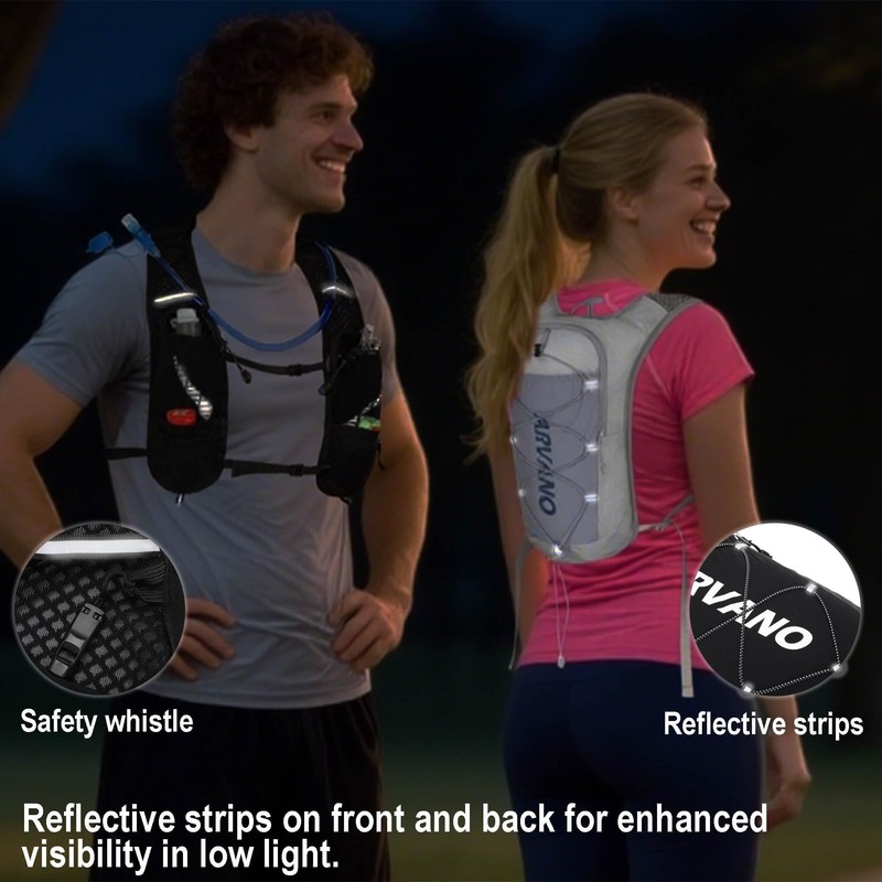 Arvano Running Vest Running Backpack with 1.5L Water Bladder, Lightweight