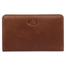 piké Genuine Leather Women's RFID Wallet, Wallet Made of Cowhide Leather, 8 Card Slots, Coin Compartment Zip, Note Compartments, Brown, 022091, brown, One size fits all