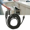 USB 3.0 Extension Cable Black 16.4ft 5Gbit Per Sec Male