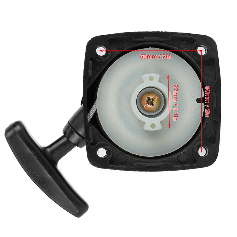 Aramox Recoil Pull Starter for 1E32F Engine, Manual Pull Starter