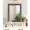 AAZZKANG Wall Mirror with Rectangle Wood Frame Large 26"x18" Rustic