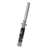 1PC Stainless Steel Switchblade Spring Pocket Oil Hair Comb Foldable