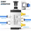 TAILONZ PNEUMATIC 1/4"NPT 5 Way 2 Position Air Hand Lever