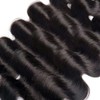 Aikebi Brazilian Human Hair Bundles 8 10 12 Inch Natural