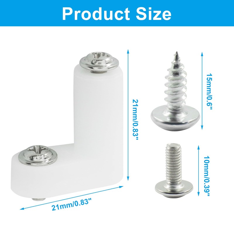 Dijedev 120 Pcs PCB Board Mounting Feet with Screws