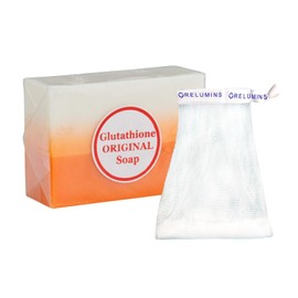 Relumins Glutathione Soap Bars for Smooth, Hydrated Skin – Deep Cleanse, Exfoliate & Nourish for All Skin Types - 150g w/Net