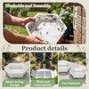 2 Size Hexagon Stepping Stone Mold, 9" & 11.4" Reusable