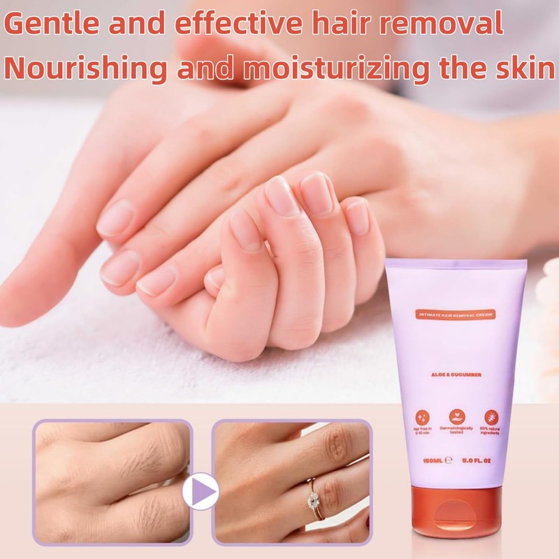 150 ML Gentle Formula Hair Removal Cream,Facial Hair Removal Cream,Sensitive