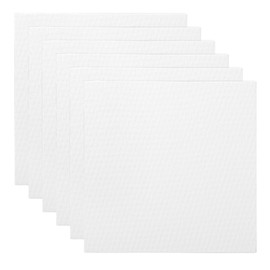 PATIKIL 10x10 Canvas Boards for Painting, 6 Pack 100% Cotton Square Triple Primed Stretched Blank Art Canvas Panel Bulk Thin for Acrylic, Oil, Tempera Paints, White