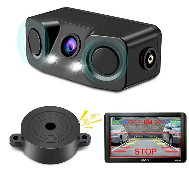 Polarlander 3 in 1 Rear View Camera Waterproof Video Parking