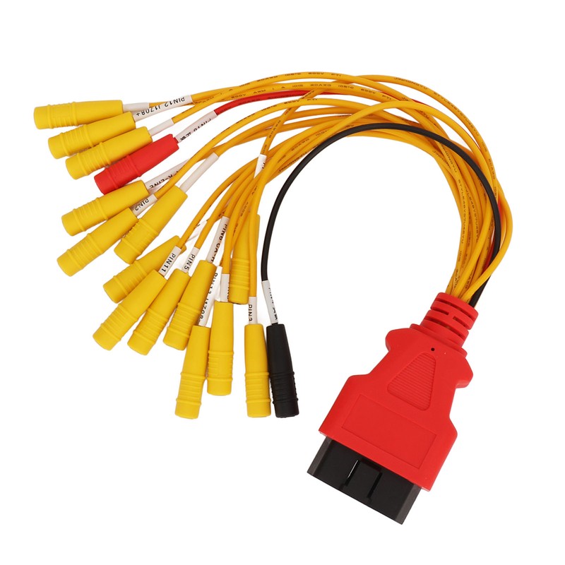 16 Pin Jumper Cable Safe Connection Female OBD Connector Diagnostic