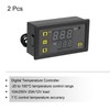 sourcing map 2 Pack W-3230 10A DC 24V Digital LED