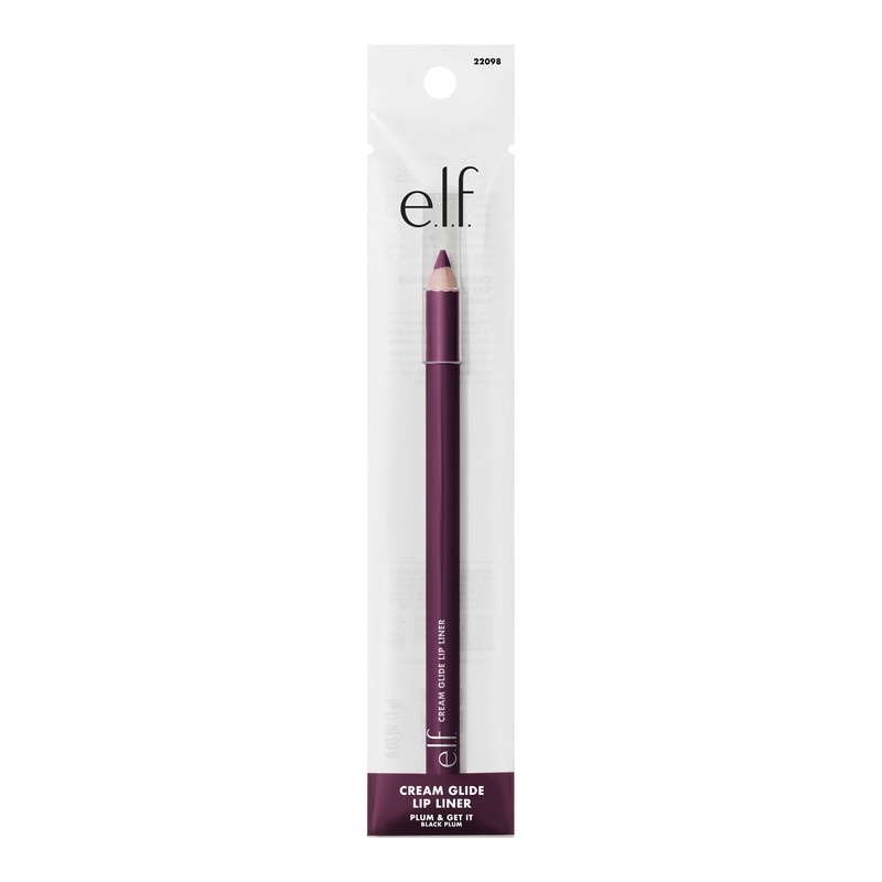 e.l.f. Cream Glide Lip Liner, Highly-Pigmented Pencil For Shaping &
