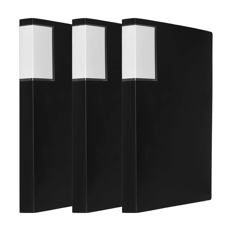 JIKIOU A4 Display Book Folder 40 Pockets Presentation Book Document