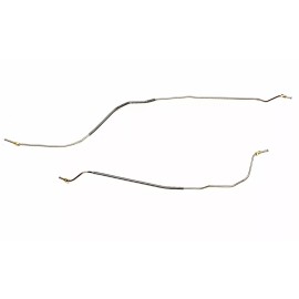 The Stop Shop Rear Axle Brake Lines in Galfan Coated Steel, fits 1967 Firebird with rear disc