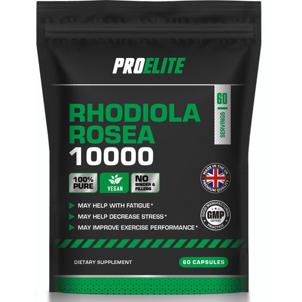 Rhodiola Rosea Extract 500mg 60 Vegan Capsules | 3% Standardised