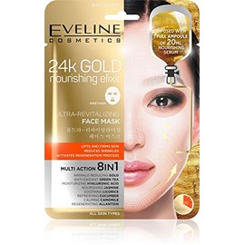 Eveline Cosmetics Intensively revitalising mask with gold on the fabric