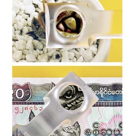 Handheld Magnifier Double Magnifier for Easy Reading, Reading Loupe, Ruler Shape, Portable, Magnifier, Measuring Ruler, Bar Loupe Clear, Easy to Hold, Crafts, Paintings, Models, Dictionary and