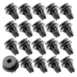 Downhill 20 PCS Car Tail Light Retainers Clip, Rear Taillight Fender Lining Fixing Clip, Nylon Taillight Tube Retainer Replacement 68061648AA, Compatible with Dodge 2007-2022 Ram 1500 2500 3500(Black)