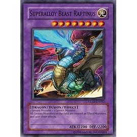 Yu-Gi-Oh! - Superalloy Beast Raptinus (GLAS-EN042) - Gladiators Assault - Unlimited Edition - Common