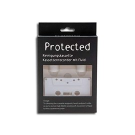 Protected Cleaning Cassette Recorder with Cleaning Fluid