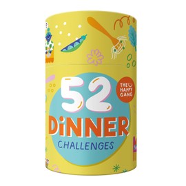 The Happy Gang 3103745 Interactive Family Game, 52 Dinner Challenges, Funny Action Game for Families, Task Cards for Adults and Children from 6 Years