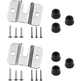 Aatpuss 2 Sets Holder for Dartboard, Wall Hanging Bracket Set, Dartboard Wall Hanging Bracket Set, Dart Board Wall Holder, Holder for Mounting the Dartboard