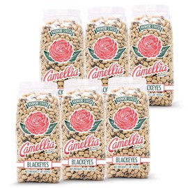 Camellia Brand Dried Black Eye Peas, 1 Pound (Pack of 6)
