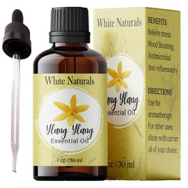 Organic Ylang Ylang Essential Oil - 100% Pure & Natural -Premium Therapeutic Grade with Premium Glass Dropper - Undiluted Homeopathic Aromatherapy Scented, Great for DIY Soap Making, Massage