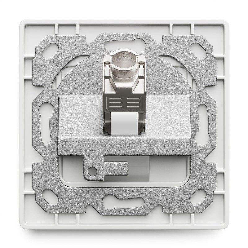 deleyCON CAT8 Network Socket Flush-Mounted RJ45 Keystone 40 Gbps, 1