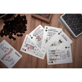 Art of Caffeination Sip-to-Suit Cards About Coffee: Informational Playing Cards with Brewing Parameters and Coffee-Making Tips