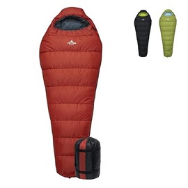 TETON Sports LEEF Ultralight Mummy Sleeping Bag Perfect for Backpacking, Hiking, and Camping; 3-4 Season Mummy Bag; Free Stuff Sack Included