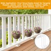 Uenhoy 8 Pack Vinyl Fence Hooks 3 x 8 Inches,