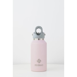 【REVOMAX Official】12oz 355ml Carbonated Compatible Stainless Steel Bottle 18-Hour Thermal Insulation 36-Hour Cooling Vacuum Insulation Flask Gift RevoMax (Pale Pink)