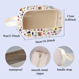 Musical Lover Gift Theatre Musical Lover Actor Actress Encourage Gift Drama Comedy Fans Makeup Zipper Pouch (eat Sleep mb ca)